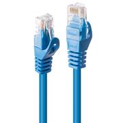 LINDY U/UTP PatchCord Cat6. CCA. Blue. 0.3m Factory Sealed