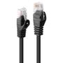 LINDY U/UTP PatchCord Cat6. CCA. Black. 0.3m Factory Sealed