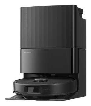 Roborock Qrevo Edge 5V1  Robotstøvsuger (sort) Automatisk tømme- og rensestasjon,  18500Pa, FlexiArm for rengjøring i hjørner (QRES52-00)