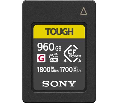 SONY CFexpress Type A      960GB TOUGH  R/W 1800/ 1700MBs CEAG960T (CEAG960T)