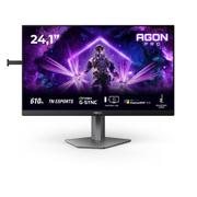 AOC C AGON PRO AG246FK6 - AG6 Series - LED monitor - gaming - 24" - 1920 x 1080 Full HD (1080p) @ 600 Hz - Ultra-Fast TN eSports - 500 cd/m² - 1000:1 - DisplayHDR 400 - 0.5 ms - 2xHDMI, DisplayPort - blac