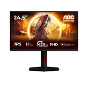 AOC C Gaming 25G4KUR - G4 Series - LED monitor - gaming - 25" (24.5" viewable) - 1920 x 1080 Full HD @ 400 Hz - Fast IPS - 400 cd/m² - 1000:1 - DisplayHDR 400 - 0.3 ms - 2xHDMI, DisplayPort - black, red