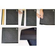 MATTING Entremåtte, Matting, 65x910, sort 1 stk