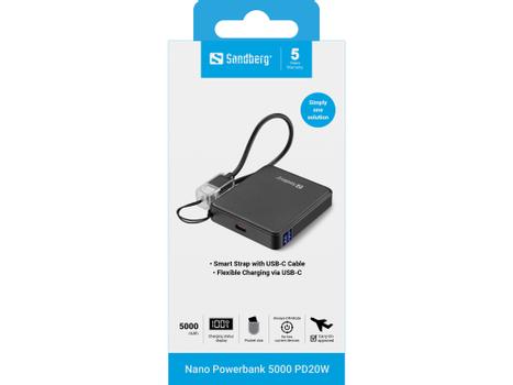 SANDBERG Nano Powerbank 5000 PD20W (421-33)