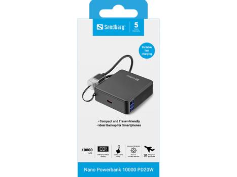 SANDBERG Nano Powerbank 10000 PD20W (421-34)