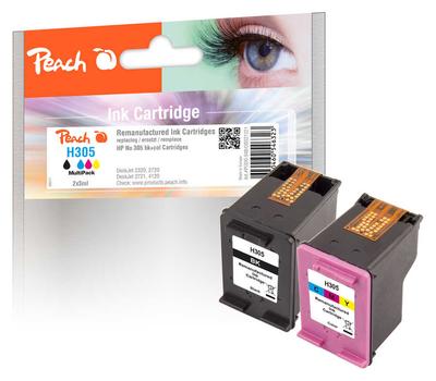 PEACH Patrone HP Nr.305 MultiPack black & color remanufactured (PI300-948)