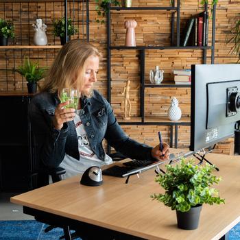 R-GO Tools Flex Read Document Holder Black/ Transparent (RGODOFRTR)