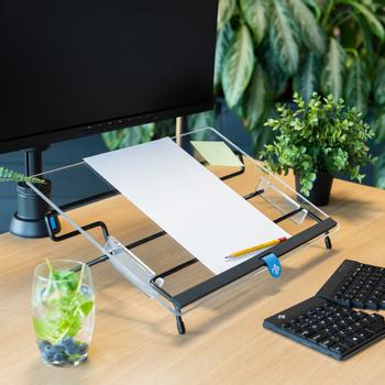 R-GO Tools Flex Read Document Holder Black/ Transparent (RGODOFRTR)