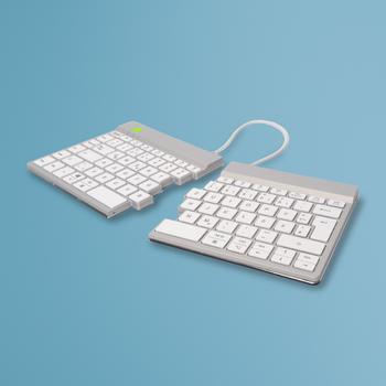 R-GO Tools R-Go Split Break keyboard, (RGOSBDEWLWH)