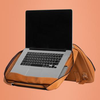 R-GO Tools R-Go 15.6"" Viva Laptopbag with Integrated Laptop Stand Brown (RGOAVLAPBR)