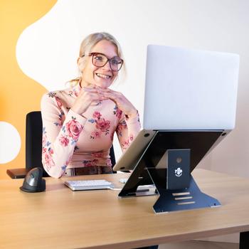 R-GO Tools Riser Document Laptop stand Black (RGORIDOCBL)