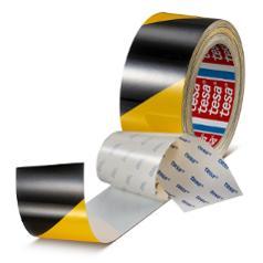 TESA Tape TESA Anti-Scratch PET gulv sort/gul (60960-00002-00)