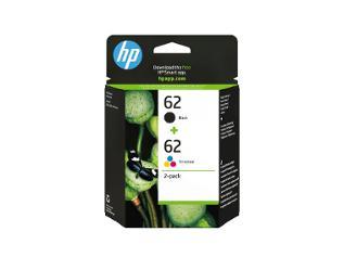 HP INK CARTRIDGE NO 62 B/C/M/Y COMBO 2-PACK SUPL (N9J71AE)