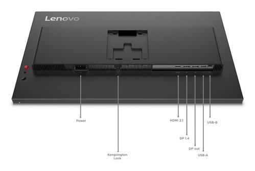 LENOVO P27Q-40 27IN 2560X1440 16:9 1000:1 4MS IPS 120HZ DAISY CHAIN KVM/EKVM USB-C (15W) FACTORY CALIBRATED PANEL EPEAT GOLD TCO10 (64A7GAT6EU)