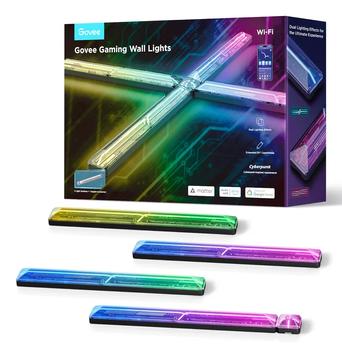 GOVEE Gaming Wall Light (4+1) 4 rör, 1 fyrkantig anslutning (H6063312)