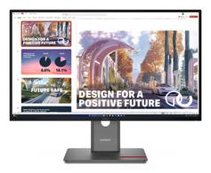Lenovo ThinkVision P27QD-40 27inch 2560x1440 IPS 120Hz USB-C docking 140W Daisy Chain KVM/eKVM Factory calibrated panel Mirror power