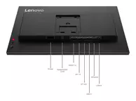 Lenovo T24D-40 23.8IN 1920X1080 16:9 1500:1 6MS IPS 120HZ USB-C DOCKI MNTR (64B9GAT1EU)