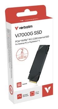 VERBATIM Vi7000G Internal PCIe NVMe M.2 SSD 2TB (49368)