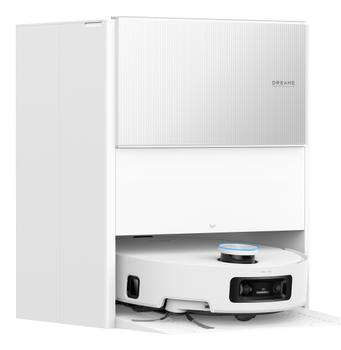 Dreame Aqua10 Ultra Roller Robotdammsugare (vit) Automatisk tömningsstation,  30000Pa, trösklar upp till 4,2 cm med ProLeap (RLH71DE-white)