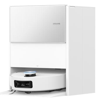 Dreame Aqua10 Ultra Roller Robotdammsugare (vit) Automatisk tömningsstation,  30000Pa, trösklar upp till 4,2 cm med ProLeap (RLH71DE-white)
