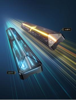 GOVEE Gaming Wall Light (4+1) 4 rör, 1 fyrkantig anslutning (H6063312)