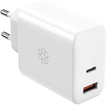 ËSSENTIALS Charger 65W Dual USB-A USB-C GaN White (GC650-E)