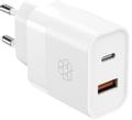 ËSSENTIALS 30W USB-A & USB-C Power Adapter