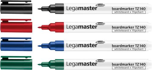 LEGAMASTER TZ140 board marker assorted 4pcs C&C (7-114094-4)