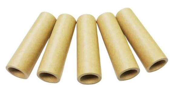 ZEBRA 10 X CARDBOARD CORES WASTE RIB 110MM WIDE X 25MM CORE DIAMETER SUPL (15055)