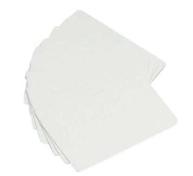 ZEBRA WHITE PVC 30MIL NON BRANDED CARD (104523-116)