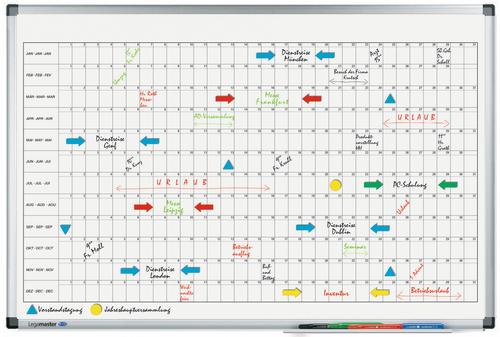 LEGAMASTER PREMIUM year planner horizontal 60x90cm (7-411000)