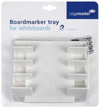 LEGAMASTER whiteboard marker holder white C&C (7-122000-1)
