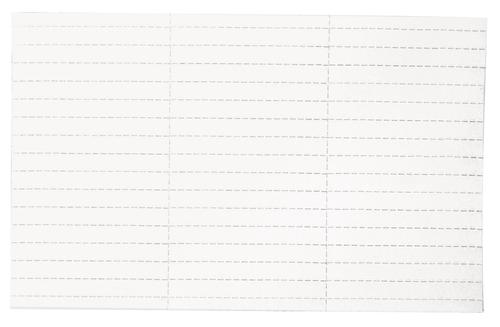 LEGAMASTER label holder insert 30x90mm white 40pcs (7-455719)