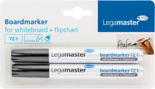 LEGAMASTER TZ1 board marker black 2pcs C&C (7-110001-2)