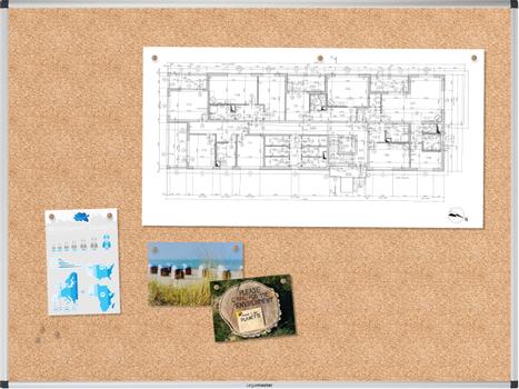 LEGAMASTER UNITE cork pinboard 90x120 (7-143154)