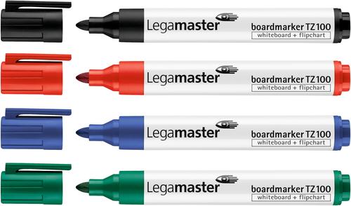 LEGAMASTER TZ100 board marker assorted 4pcs C&C (7-110594-4)