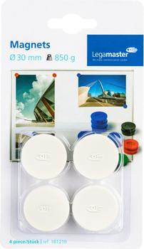 LEGAMASTER magnet 30mm white 4pcs C&C (7-181219-4)
