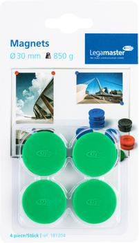LEGAMASTER magnet 30mm green 4pcs C&C (7-181204-4)