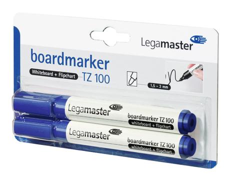 LEGAMASTER TZ100 board marker blue 2pcs C&C (7-110503-2)