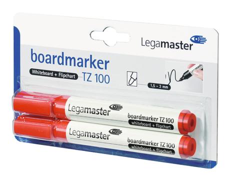 LEGAMASTER TZ100 board marker red 2pcs C&C (7-110502-2)
