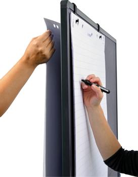 LEGAMASTER PREMIUM mobile multiboard xl grey feltboard (7-210710)