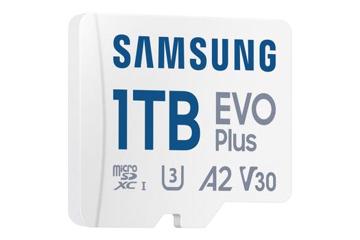 SAMSUNG EVO Plus microSDXC 1TB +SD adapter UHS-I U3 Full HD & 4K UHD up to 160MB/s transfer speed memory card 2024 (MB-MC1T0SA/EU)