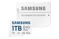 SAMSUNG EVO Plus microSDXC 1TB +SD adapter UHS-I U3 Full HD & 4K UHD up to 160MB/s transfer speed memory card 2024 (MB-MC1T0SA/EU)