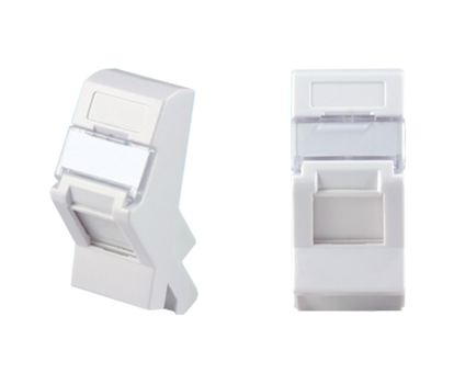 HEXATRONIC Cat6 45° adapter for Keystone For Keystone og 86x86ramme 34383 (13315)