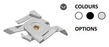 Powergear 3PH T BAR EZCLICK, Schwarz (PRO-M146T-B)