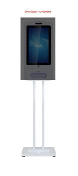 ALLNET Display 21 Zoll, Desinfektionsterminal zbh. Standfuß, Farbe weiß (ALL-WD21SAN/A70-STAND)