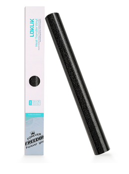 LOKLiK Heat Transfer Vinyl Glitter - Black (SG-HTV-1571-US-L-B2B)