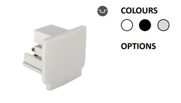 Powergear Mini 1PH ENDKAPPE , Weiß (PRO-S132-W)