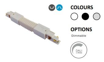 Powergear 3PH Verbinder DALI 3, Flexibel, Schwarz (PRO-D639-B)