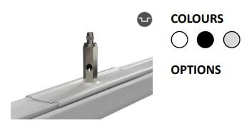 Powergear 3PH AUFHÄNGUNGSPLATTE MIT SEIL, Schwarz, 5 meter (PRO-M147-B)